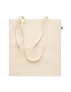 Bolsa de algodón orgánico 180g/m2 Parga asas largas PERSONALIZABLE