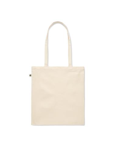 Bolsa de algodón orgánico 180g/m2 Parga asas largas PERSONALIZABLE
