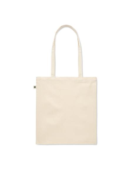 Bolsa de algodón orgánico 180g/m2 Parga asas largas PERSONALIZABLE