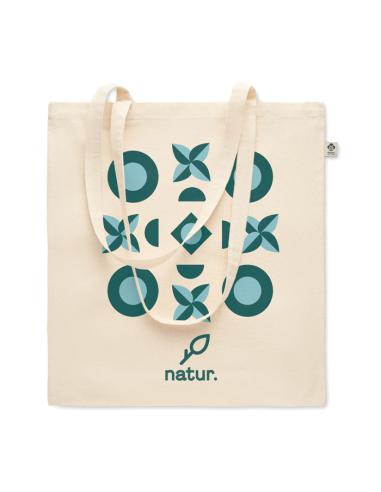 Bolsa de algodón orgánico 180g/m2 Parga asas largas PERSONALIZABLE