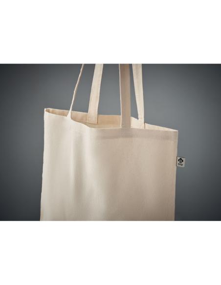 Bolsa de algodón orgánico 180g/m2 Parga asas largas PERSONALIZABLE