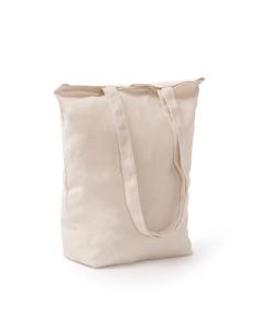 Bolsa de poliéster 180g/m2 Don Pedro con fuelle, especial sublimación PERSONALIZABLE