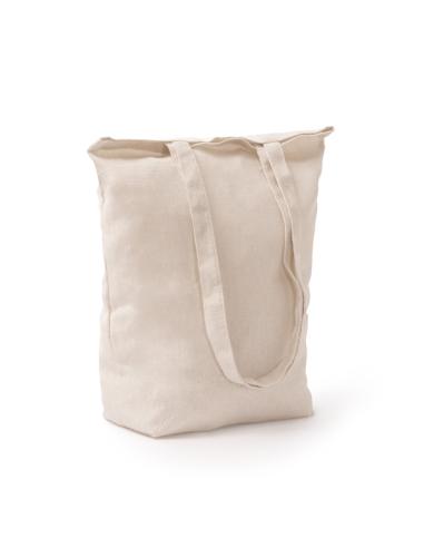 Bolsa de poliéster 180g/m2 Don Pedro con fuelle, especial sublimación PERSONALIZABLE