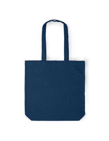Bolsa de algodón orgánico 270g/m2 Costa Calma asas largas fuelle colores PERSONALIZABLE