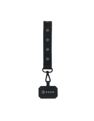 Lanyard de poliéster Parres pulsera para móvil PERSONALIZABLE