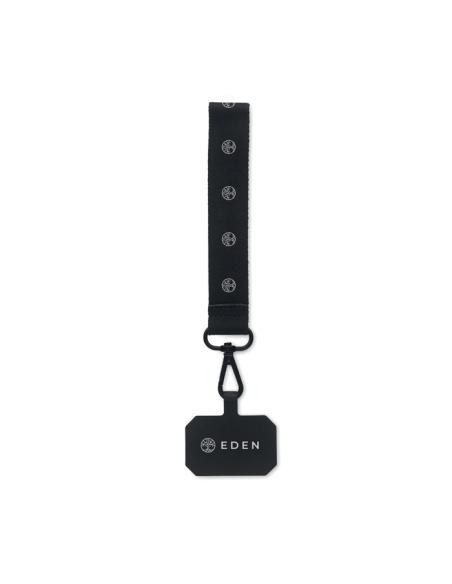 Lanyard de poliéster Parres pulsera para móvil PERSONALIZABLE
