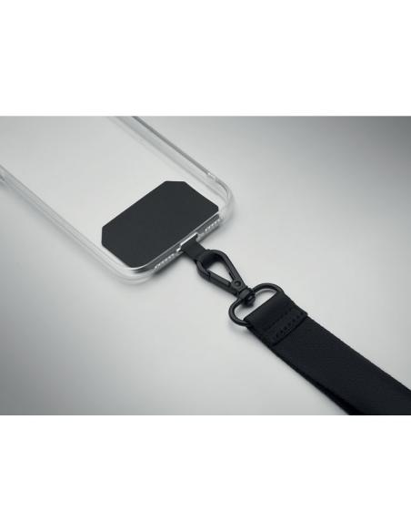 Lanyard de poliéster Parres pulsera para móvil PERSONALIZABLE