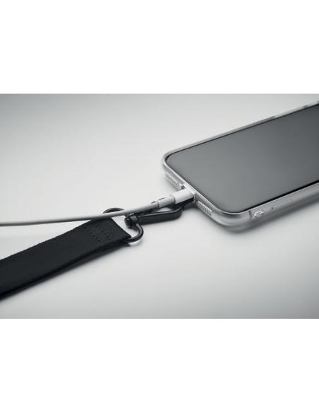 Lanyard de poliéster Parres pulsera para móvil PERSONALIZABLE