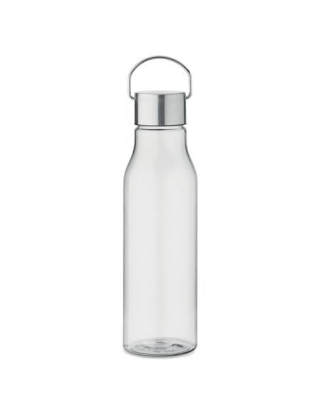 Botella de RPET Ronda tapa acero inoxidable y asa 600ml PERSONALIZABLE