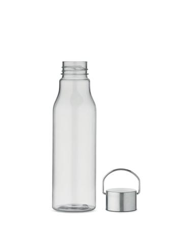 Botella de RPET Ronda tapa acero inoxidable y asa 600ml PERSONALIZABLE