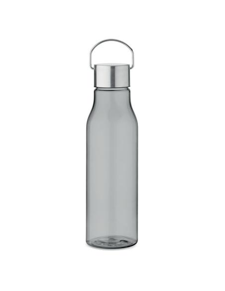 Botella de RPET Ronda tapa acero inoxidable y asa 600ml PERSONALIZABLE