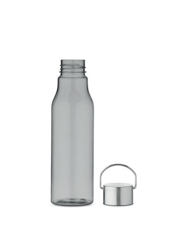 Botella de RPET Ronda tapa acero inoxidable y asa 600ml PERSONALIZABLE
