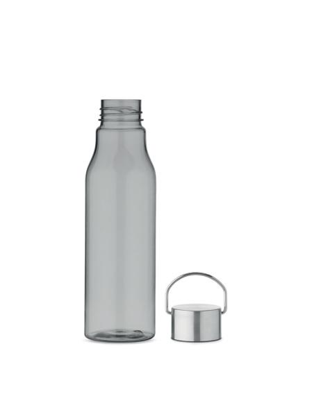 Botella de RPET Ronda tapa acero inoxidable y asa 600ml PERSONALIZABLE