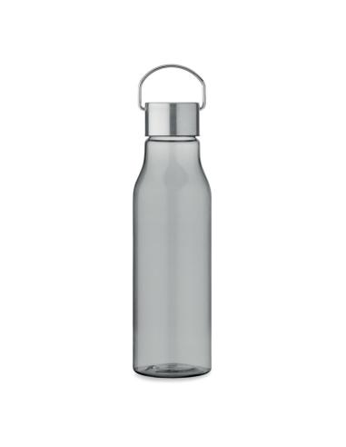 Botella de RPET Ronda tapa acero inoxidable y asa 600ml PERSONALIZABLE