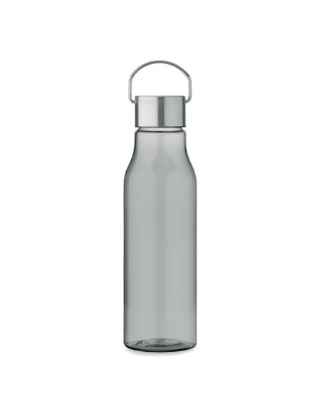 Botella de RPET Ronda tapa acero inoxidable y asa 600ml PERSONALIZABLE