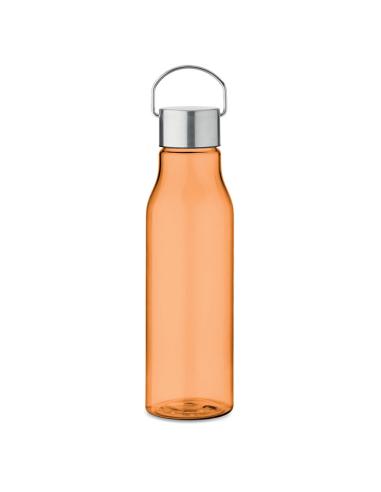 Botella de RPET Ronda tapa acero inoxidable y asa 600ml PERSONALIZABLE