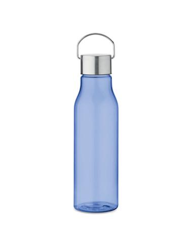 Botella de RPET Ronda tapa acero inoxidable y asa 600ml PERSONALIZABLE