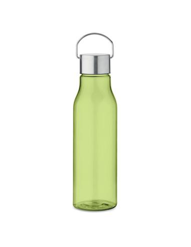 Botella de RPET Ronda tapa acero inoxidable y asa 600ml PERSONALIZABLE