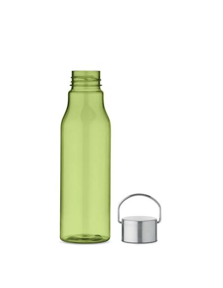 Botella de RPET Ronda tapa acero inoxidable y asa 600ml PERSONALIZABLE