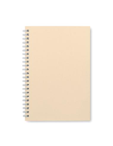 Libreta de cartón reciclado Sineu A5 espiral PERSONALIZABLE