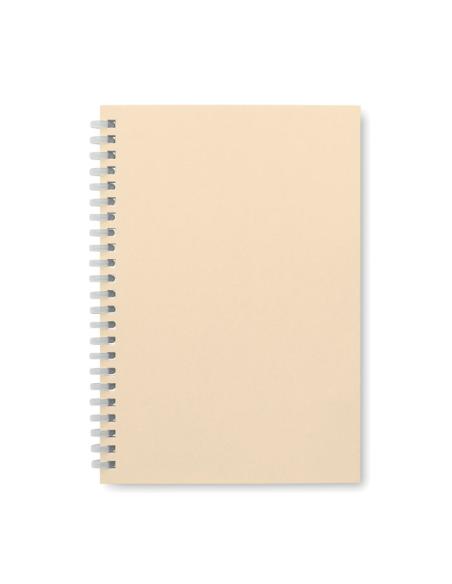 Libreta de cartón reciclado Sineu A5 espiral PERSONALIZABLE