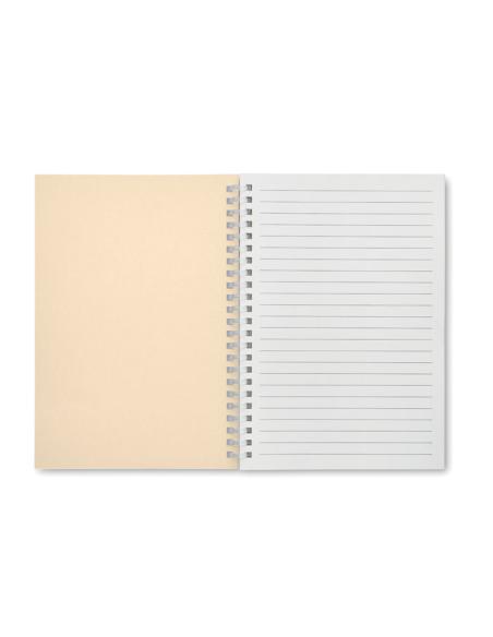 Libreta de cartón reciclado Sineu A5 espiral PERSONALIZABLE