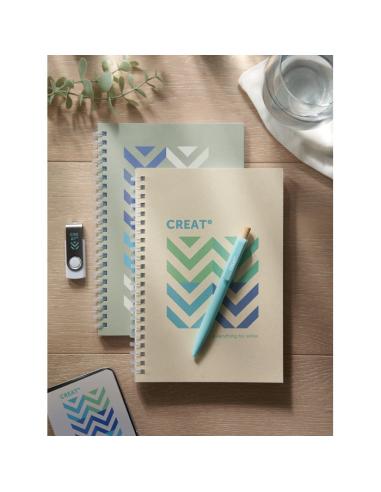 Libreta de cartón reciclado Sineu A5 espiral PERSONALIZABLE