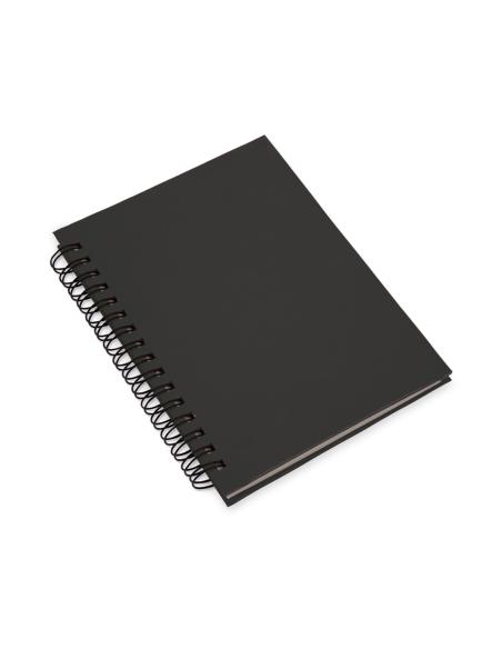 Libreta de cartón reciclado Soria A6+ espiral PERSONALIZABLE