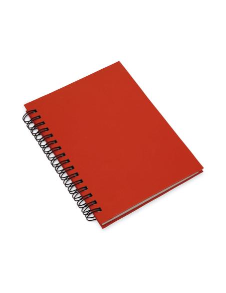 Libreta de cartón reciclado Soria A6+ espiral PERSONALIZABLE