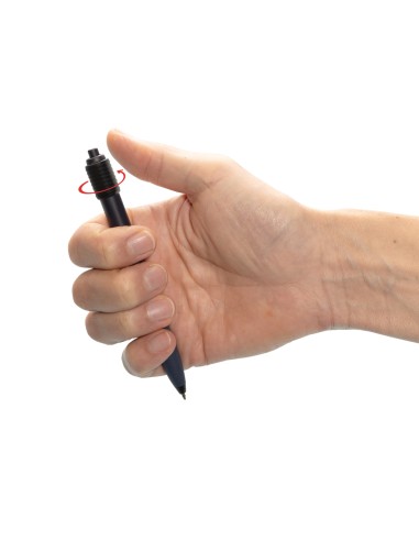 Bolígrafo reutilizable de ABS reciclado Quill con rueda anti estrés PERSONALIZABLE