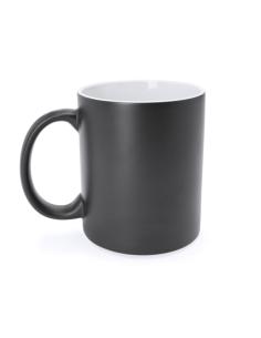 Taza cerámica Guarazoca mágica negro blanco mate especial sublimación 350ml PERSONALIZABLE 2