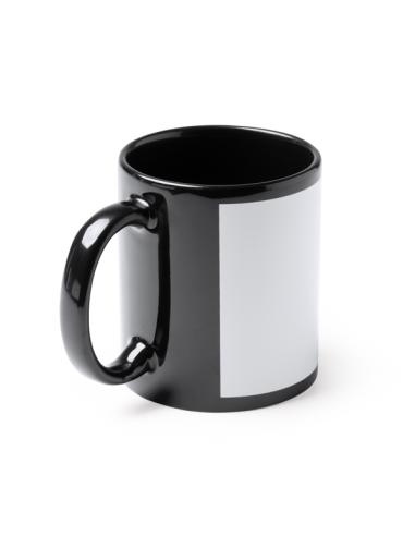 Taza cerámica Guamasa especial sublimación asa y borde negro 350ml PERSONALIZABLE