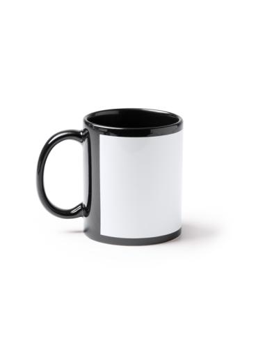 Taza cerámica Guamasa especial sublimación asa y borde negro 350ml PERSONALIZABLE