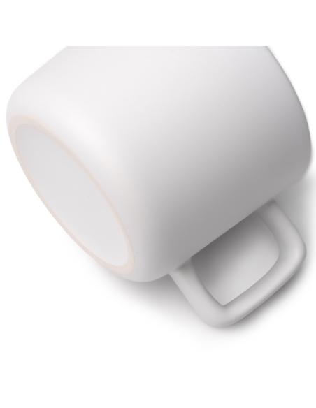 Taza cerámica Jandía especial sublimación base tapa bambú 350ml PERSONALIZABLE