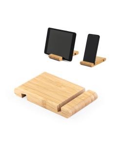 Soporte para móvil de bambú Silves PERSONALIZABLE