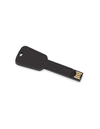Memoria USB de aluminio Bottrop plana en forma de llave PERSONALIZABLE