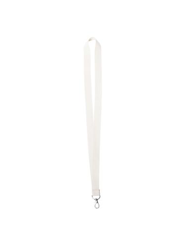 Lanyard de algodón Brighton con mosquetón metálico PERSONALIZABLE
