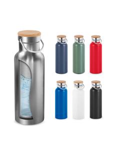 Botella de acero inoxidable reciclado Serpa doble capa 570ml PERSONALIZABLE