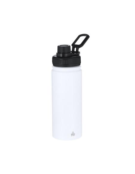 Botella de acero inoxidable reciclado Cazorla doble capa 550ml PERSONALIZABLE