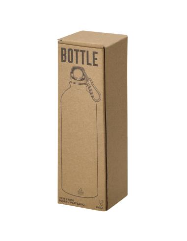 Botella de acero inoxidable reciclado Brussels con mosquetón 800ml PERSONALIZABLE