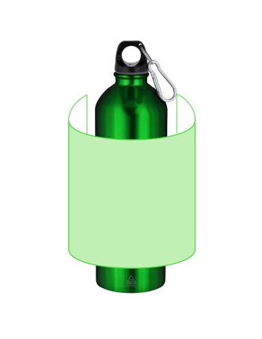 Botella de acero inoxidable reciclado Brussels con mosquetón 800ml PERSONALIZABLE
