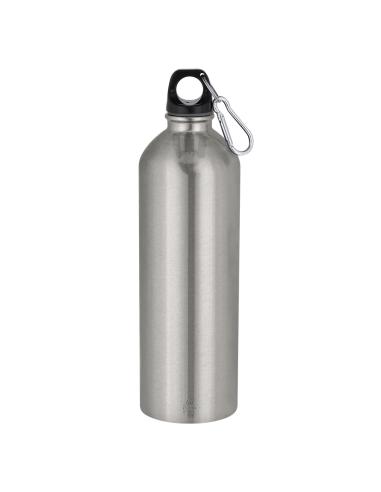 Botella de acero inoxidable reciclado Brussels con mosquetón 800ml PERSONALIZABLE
