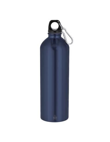 Botella de acero inoxidable reciclado Brussels con mosquetón 800ml PERSONALIZABLE