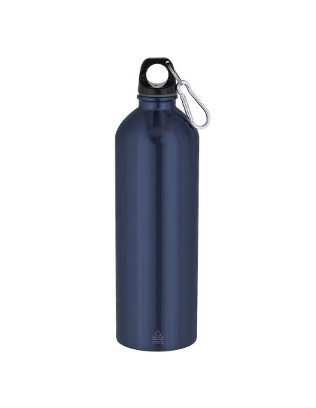 Botella de acero inoxidable reciclado Brussels con mosquetón 800ml PERSONALIZABLE