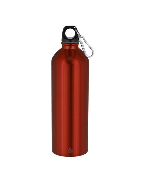 Botella de acero inoxidable reciclado Brussels con mosquetón 800ml PERSONALIZABLE