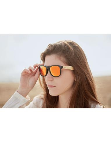 Gafas de sol patillas bambú