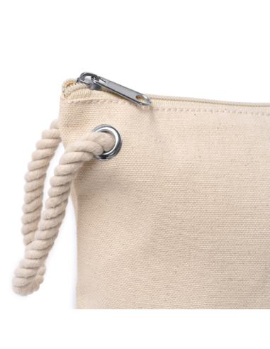 Neceser de algodón 320g/m2 Jinámar con asa de estilo náutico PERSONALIZABLE