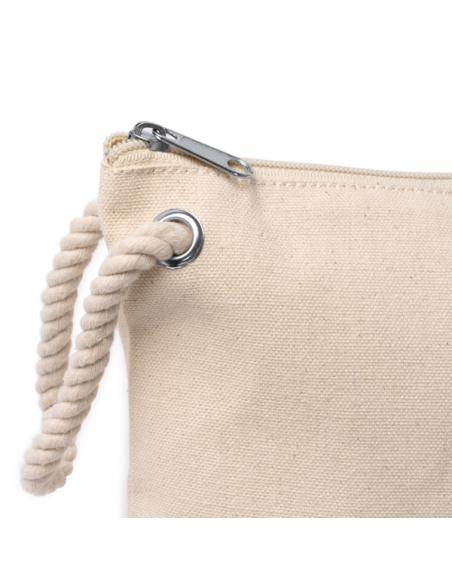 Neceser de algodón 320g/m2 Jinámar con asa de estilo náutico PERSONALIZABLE