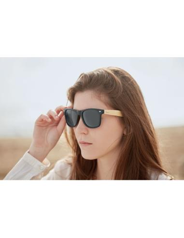 Gafas de sol patillas bambú