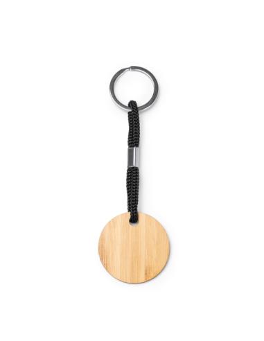 Llavero de madera Arure con cordón PERSONALIZABLE